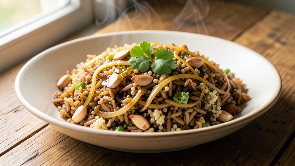 Brown Rice and Quinoa Pilaf Recipe: Toasted Spice and Herb Harmony in One Pot