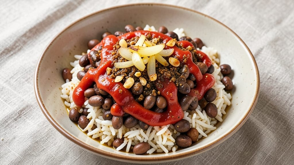 Black Beans and Rice Recipe With Sazón Goya: Puerto Rican-Inspired One-Pan Flavor Bomb
