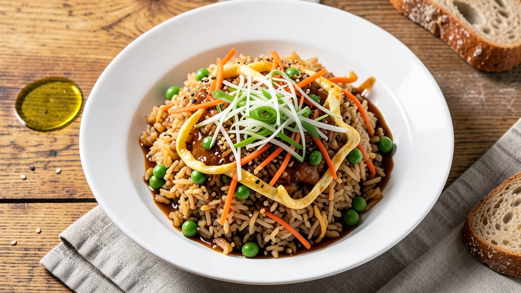 Bonchon-Style Fried Rice Recipe: Crispy Egg Bits and Savory Soy-Garlic Magic