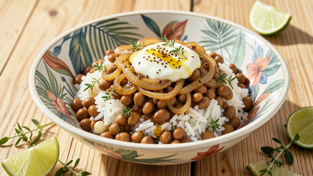 Caribbean Rice and Lentils Recipe: Fragrant Coconut-Spiced One-Pot Magic