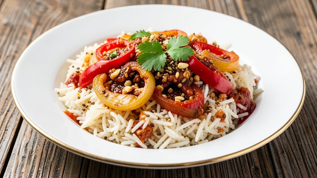 Capsicum Masala Rice Recipe: Vibrant Spice-Packed One-Pan Meal