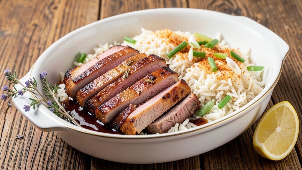 Caribbean Corned Beef and Rice Recipe: Spiced Rum and Achiote One-Pot Magic
