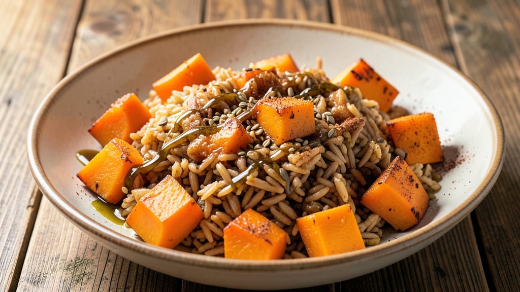 Brown Rice And Butternut Squash Recipe: Nutty-Sweet Harmony in One Pan